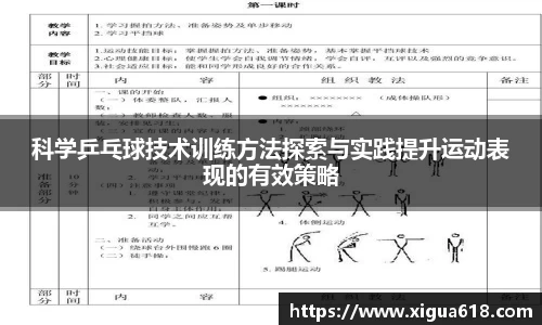 科学乒乓球技术训练方法探索与实践提升运动表现的有效策略